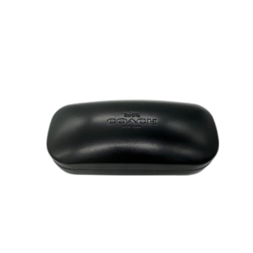 Coach Hard Clamshell Black COACH Embossed Leather Sunglasses Eyeglasses …